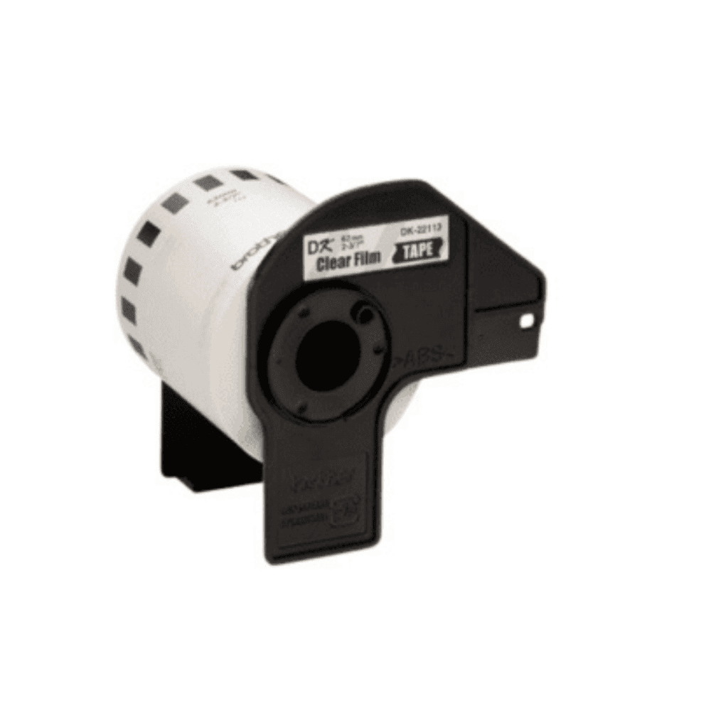  Brother DK-22113 Black on Clear Continous Paper Laber roll 62mm