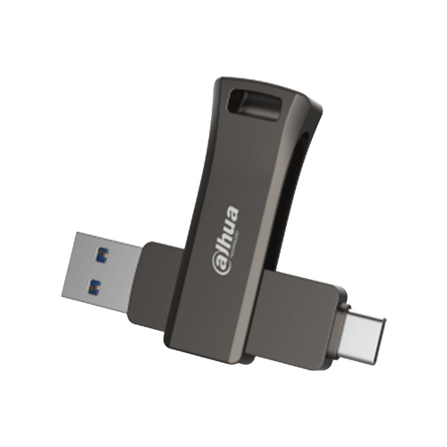 Dahua 32 GB Dual Drive  USB3.2 Gen1 Gray metal case, Type A & Type C interface - DHI-USB-P629-32-32GB