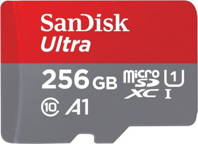 SanDisk MicroSD 256GB Class 10 150MB/s– SDSQUAC-256G-GN6MN
