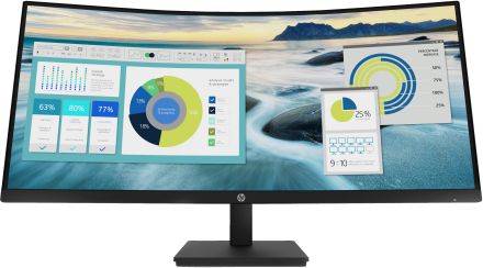 HP P34hc G4 WQHD USB-C Curved Monitor 34″– 21Y56AS