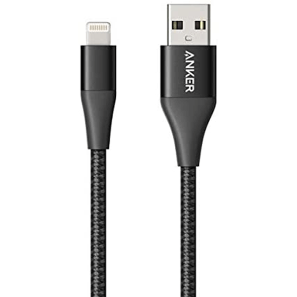 Anker Powerline II with lightning connector 3ft-Black - A8452H11