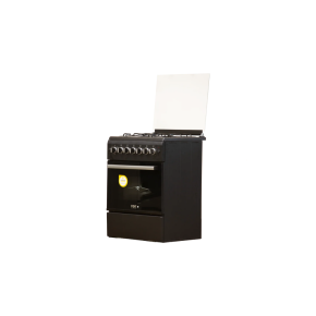 VON VAC6FE40UK 4 Gas Burner Cooker + Electric Oven – Black