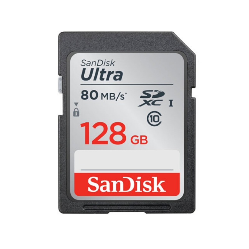 SanDisk 128GB Ultra SDHC Card 80MB/s SDSDUNC-128G-GN6IN