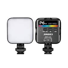 JINBEI P6 Pocket RGB Video Lights Rechargeable Mini LED Camera Light