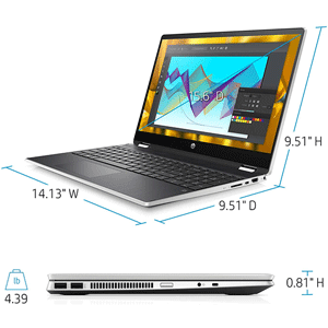 HP Pavilion X360 Convert Core i5 10210U, 8GB DDR4 2666, 512GB PCIe® NVMe™ M.2 SSD, No ODD, Windows 10 Home, 15.6 Inches HD Touch Screen (16A11UA)