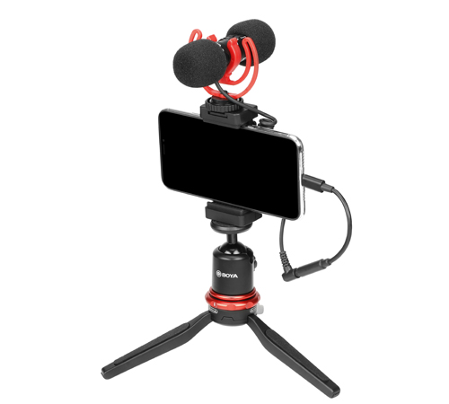 Boya BY-MM1 Pro Bidirectional microphone for smartphone & DSLRs