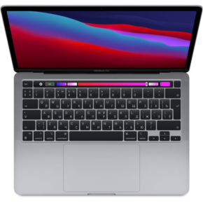 Apple MacBook Pro-M1 8 core CPU- 8 core GPU 8GB RAM, 256GB SSD, MacOS Big Sur 11.0, 13.3'', WQXGA Retina resolution(2560x1600), Touch bar, Backlit Keyboard- MYD82B/A