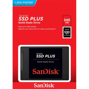 SanDisk SSD PLUS 240GB Internal SSD - SATA III 6 Gb/s, 2.5