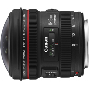 Canon EF 8-15mm f/4L Fisheye USM Lens