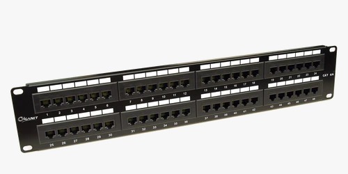 Giganet 48 Port Cat 6A Patch Panel – GN-C6A-UTP-PP-48