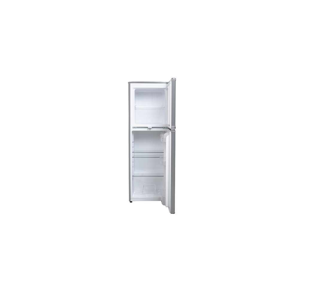 VON VART-22DHS 144L Double Door Refrigerator – Frost Silver
