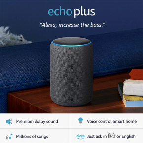 Amazon Echo Plus (2nd Gen) - Premium Sound with Integrated Smart Home Hub