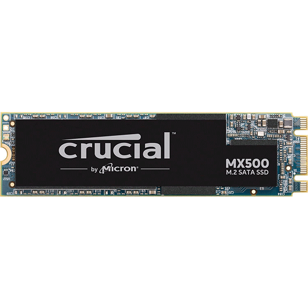 Crucial MX500 500GB 3D NAND SATA M.2 (2280SS) Internal SSD, up to 560MB/s - CT500MX500SSD4