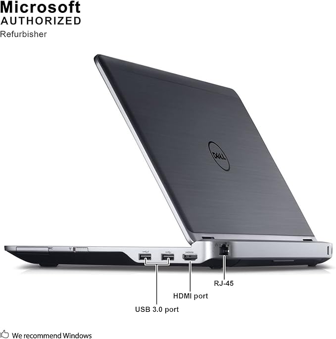 Dell Latitude E6230 – 12.5″ – Intel Core i7 – Memory 4GB RAM -Storage 500GB HDD -Black