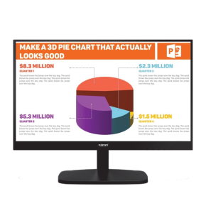 Fujicom 2430HK Monitor (FJ-2430HK)- 23.8″ Inch Display, FHD, VGA And HDMI Port