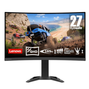 Lenovo G27qc-30 27" QHD Curved Monitor 