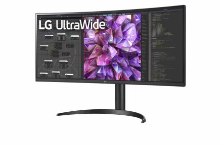 LG 34'' Curved UltraWide™ QHD Monitor(3440 x 1440) resolution-34WQ75C-B