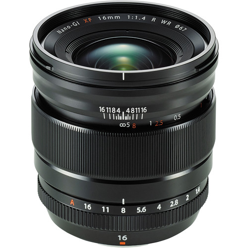 FUJINON XF 16mm f/1.4 WR Lens