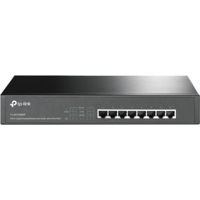 TP-Link 8-Port 10/100/1000Mbps Gigabit Desktop/Rackmount Switch- TL-SG1008MP