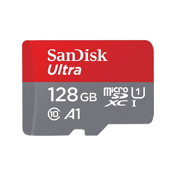 SanDisk MicroSD CLASS 10 100MBPS 128GB with Adapter (SDSQUNR-128G-GN3MA)