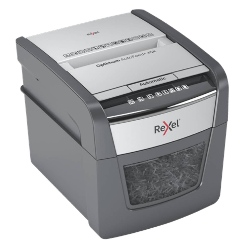 Rexel Optimum AutoFeed 45X UK Automatic Cross Cut Shredder
