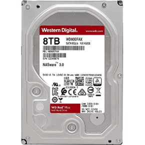 Western Digital 8TB WD Red NAS Internal Hard Drive HDD - 5400 RPM, SATA 6 Gb/s, SMR, 256MB Cache, 3.5 Inches (WD80EFBX)