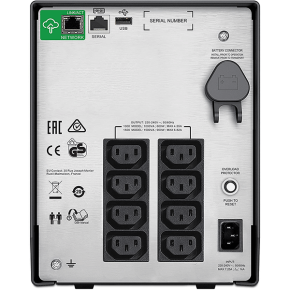 APC SMC1000IC Line-Interactive 1000VA 10AC Outlet(s) uninterruptible Power Supply (UPS)