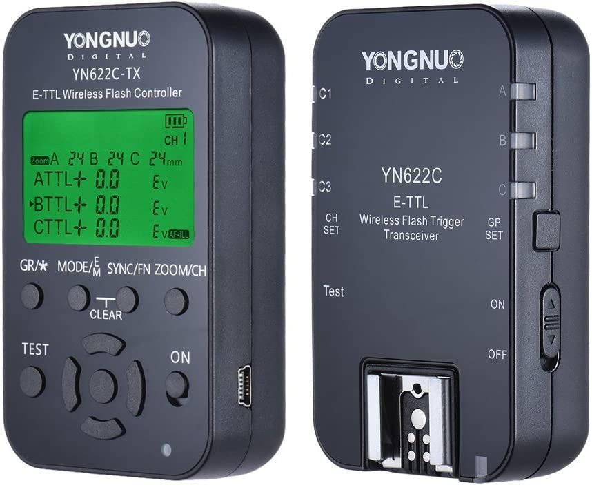 Yongnuo YN-622C-TX E-TTL II Wireless Flash Controller Kit for Canon