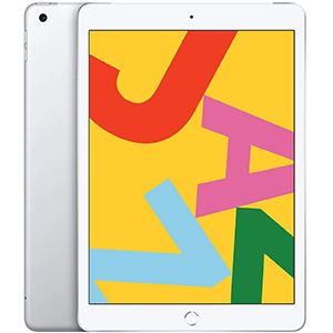 Apple iPad (10.2-inch, Wi-Fi + Cellular, 128GB) - Silver (8th Generation)