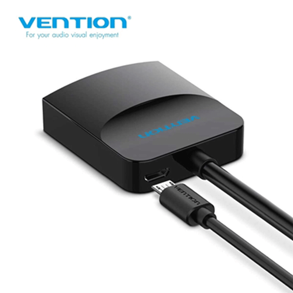 Vention DVI to VGA Converter 0.15M Black Metal Type - EBBBB