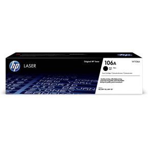 HP 106A Black Original Laser Toner Cartridge- W1106A