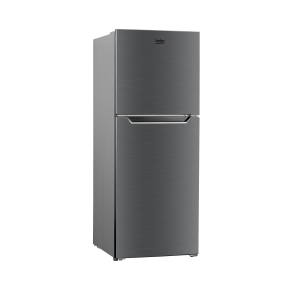 Beko BAD526 KE 198L Double Door Fridge – Inox, Direct Cool