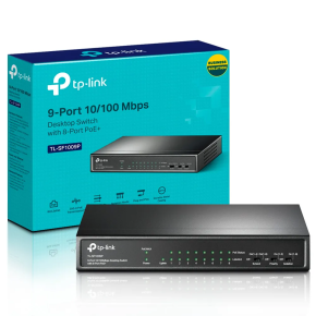 TP-Link 9-Port 10/100Mbps Desktop Switch- TL-SF1009P