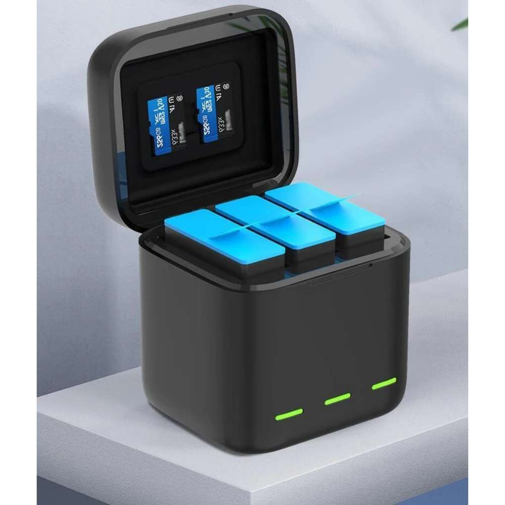 Caisi GoPro HERO 9/10/11/12 Treble Battery Charger