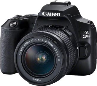 Canon EOS 250D DSLR Camera with 18-55mm f/4-5.6 IS STM Lens