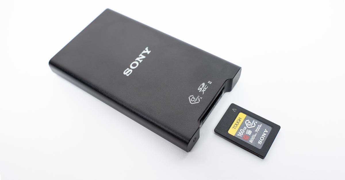 Sony MRW-G2 CFexpress Type A/SD Memory Card Reader 