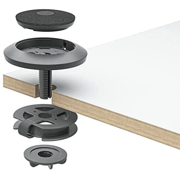 Logitech Rally Mic Pod Table Mount-Black