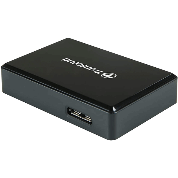Transcend Card Reader USB Type C 3.1  Black - Micro SD, SD and Compact Flash (TS-RDC8K2)