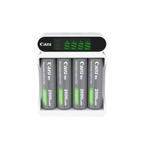 Caisi AA Rechargeable Batteries With Lcd Charger