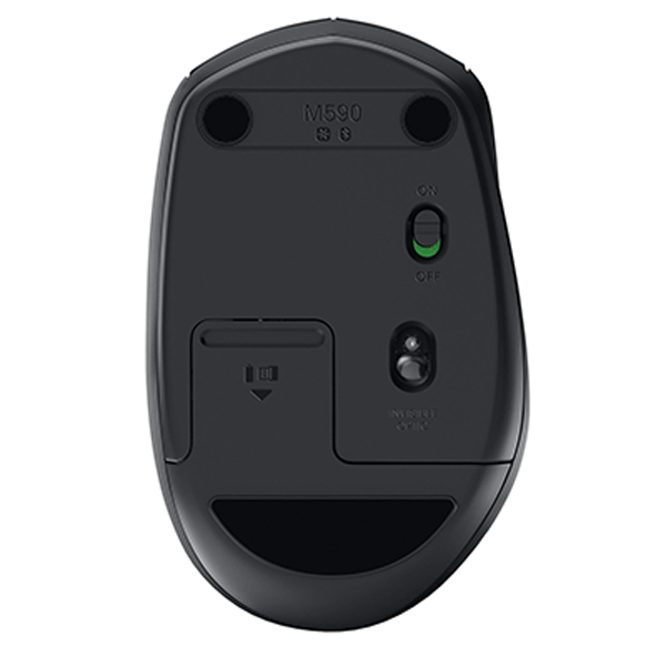 Logitech M590 Wireless Silent Mouse - Graphite Tonal