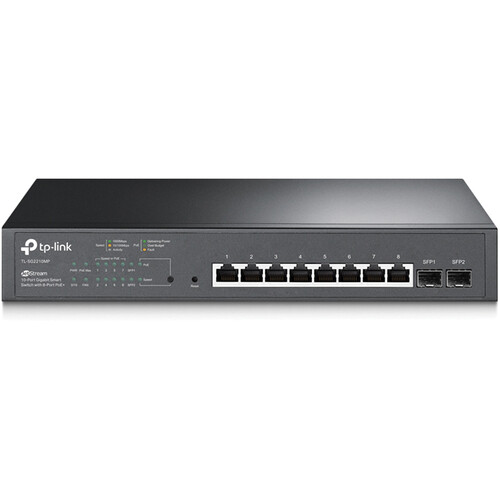TP-Link Jetstream TL-SG2210MP 10-Port Gigabit PoE+ Switch-TL- SG2210MP