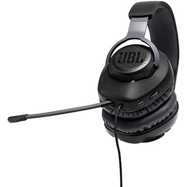 JBL Quantum 100 Wired Over-Ear Gaming Headset (Black)
