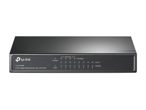 TP-Link TL-SG1008P 8-Port Gigabit Switch with 4 PoE+ Ports