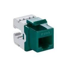 D-Link Cat6 UTP 180 Punch Down Keystone Jack - Green Colour (NKJ-C6Gre1B21)