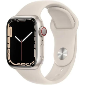 Apple Watch Series 7 GPS, 41mm Midnight Aluminum Case with Midnight Sport Band