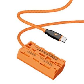 ZGCINE USB-C PD to NPF Dummy Battery Cable (braided wire）