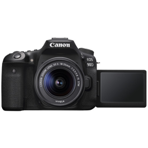Canon EOS 90D DSLR with 18-55mm lens