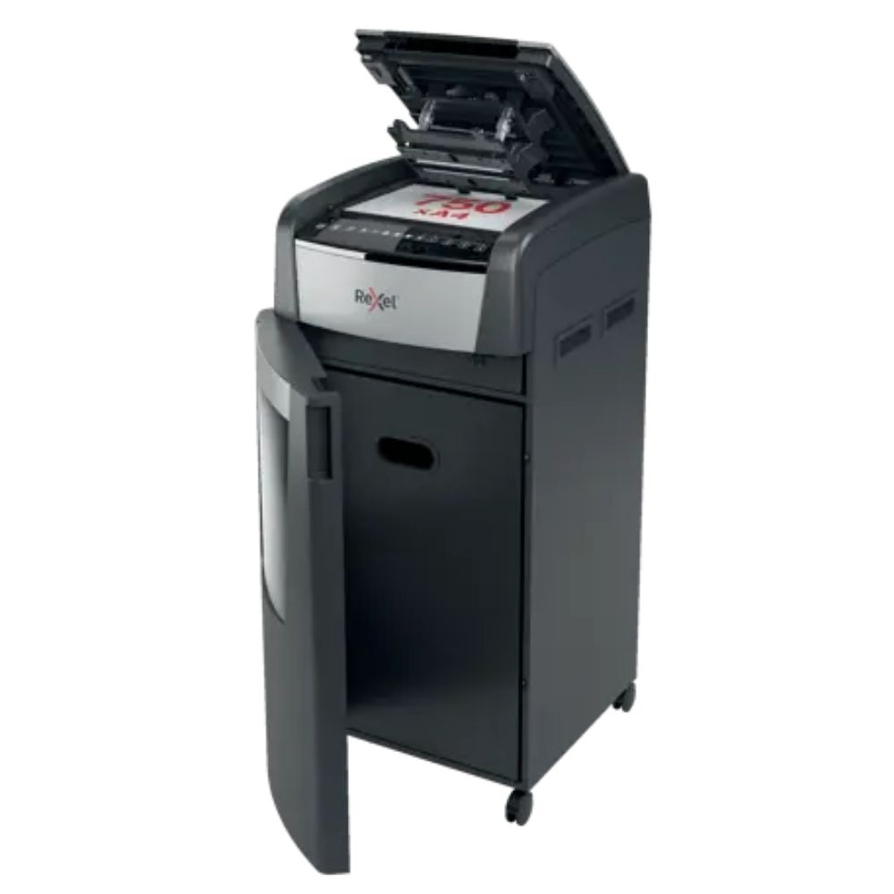 Rexel Optimum AutoFeed+ 750X Automatic Cross Cut Paper Shredder P4