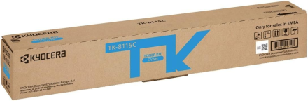 KYOCERA TK-8115C CYAN ORIGINAL TONER - 1T02P3CNL0
