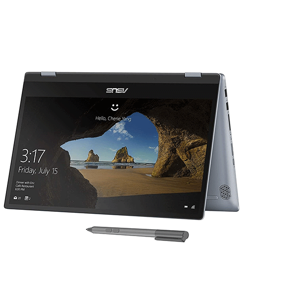 ASUS Vivo Book Flip  Core i5 10210U, 4GB DDR4, 512GB PCIe, No ODD, Windows 10 Home,  14 Inches FHD Touch Screen (90NB0N31-M09480)